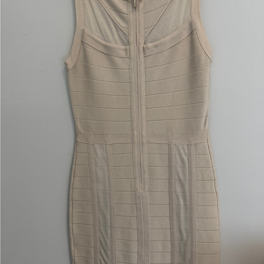 BeBe! Bandage Beige Dress